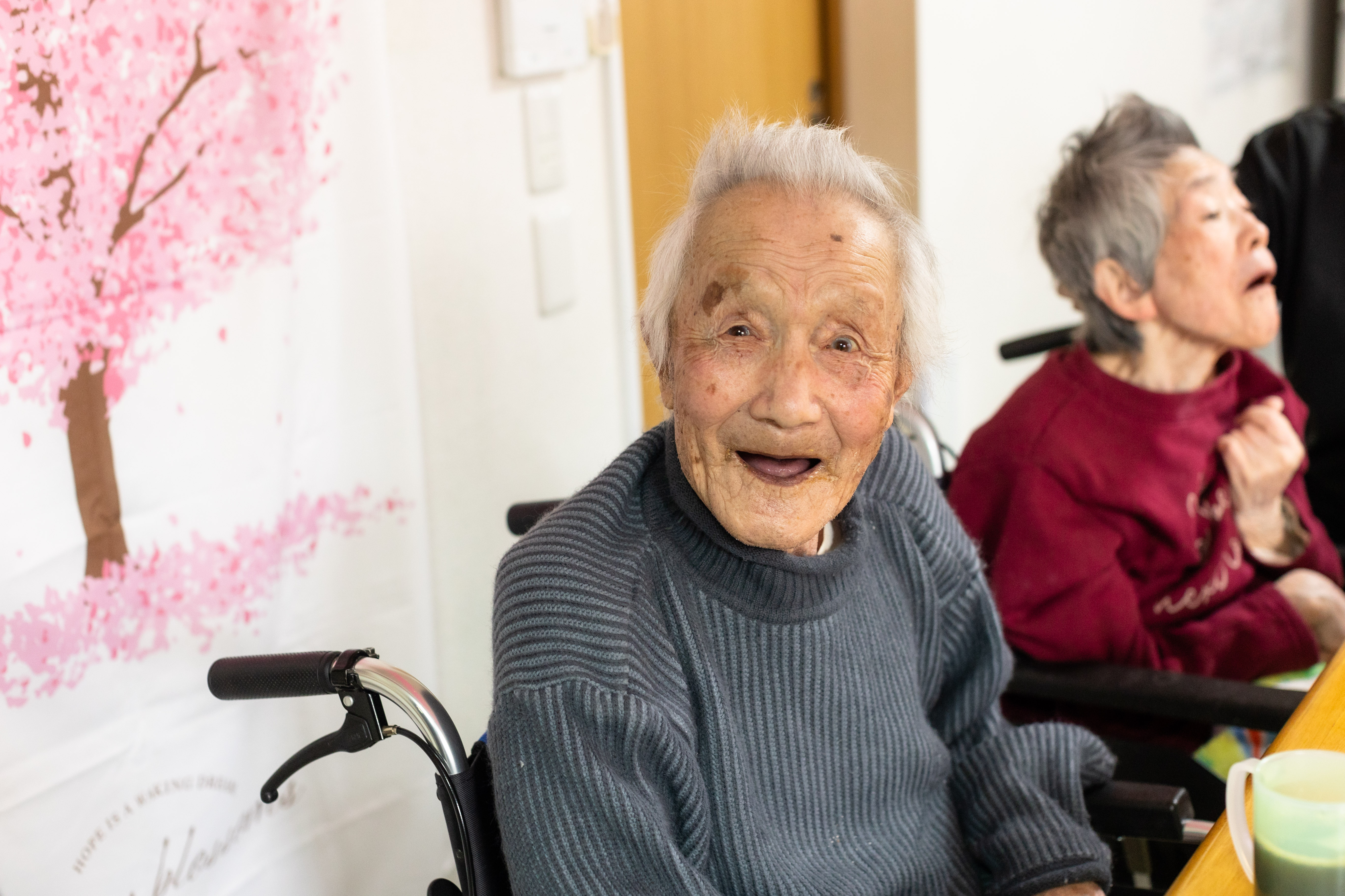 笑顔が素敵な利用者様のお写真