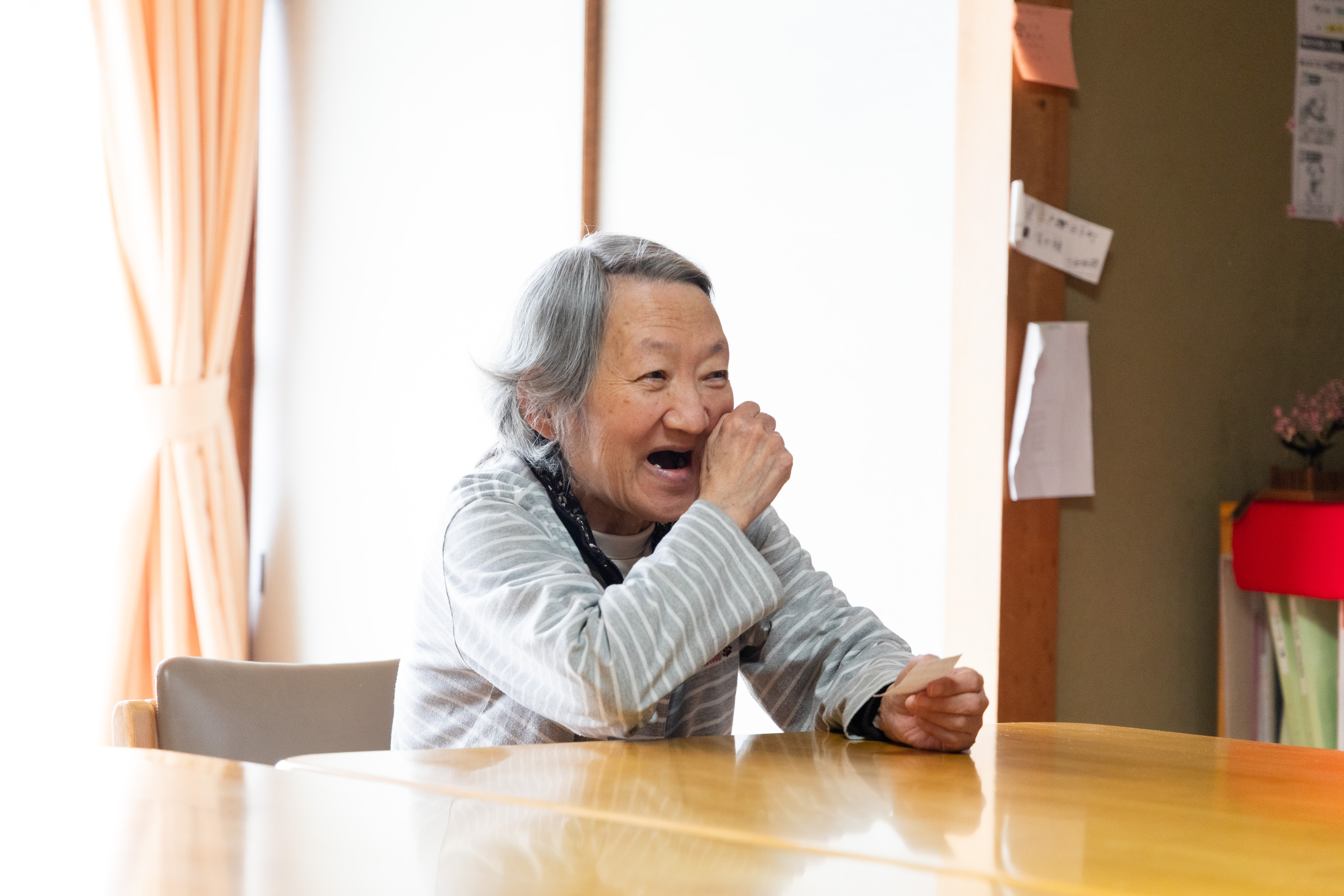 笑顔が素敵な利用者様