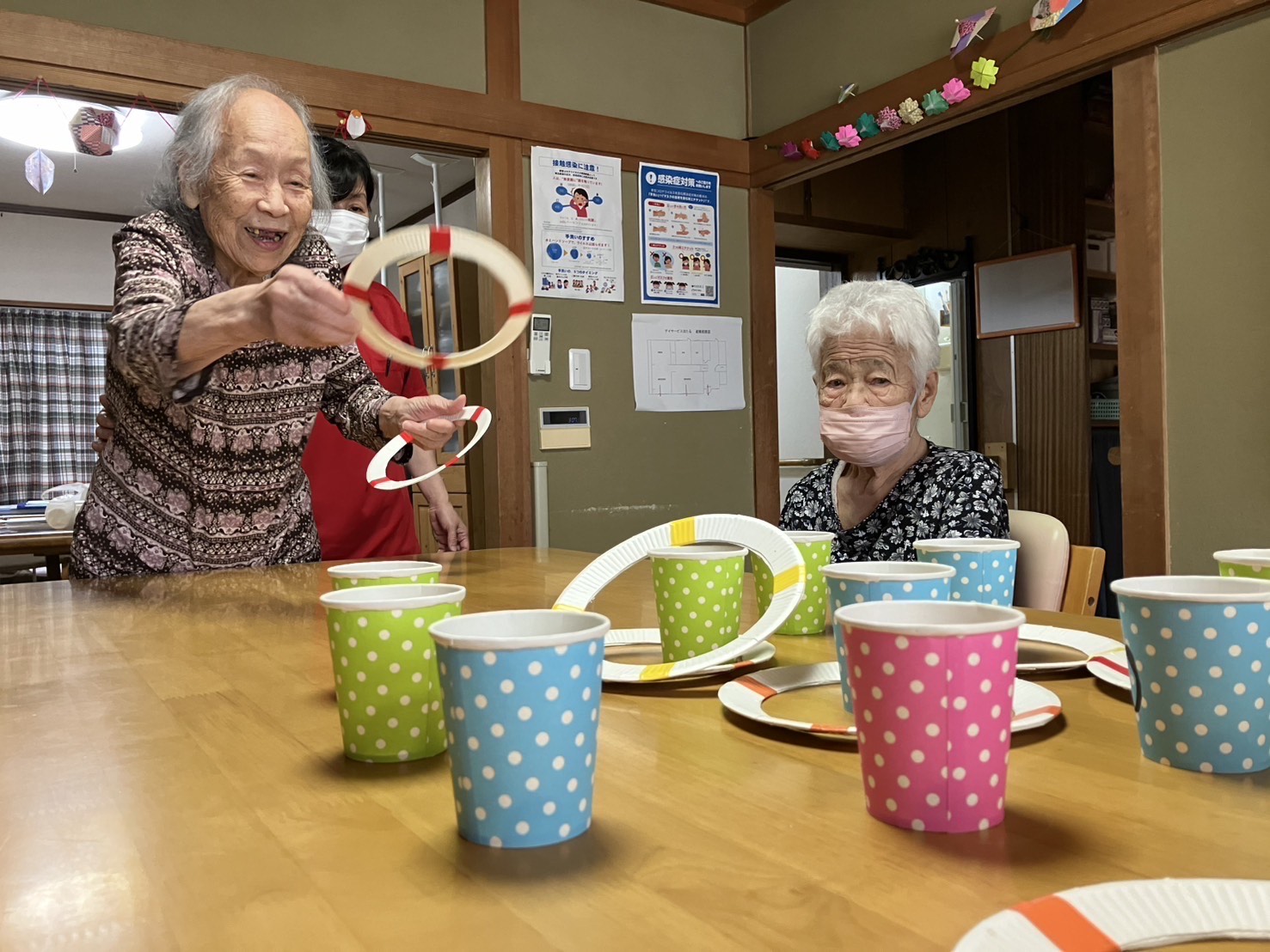 レクリエーションを楽しむお写真