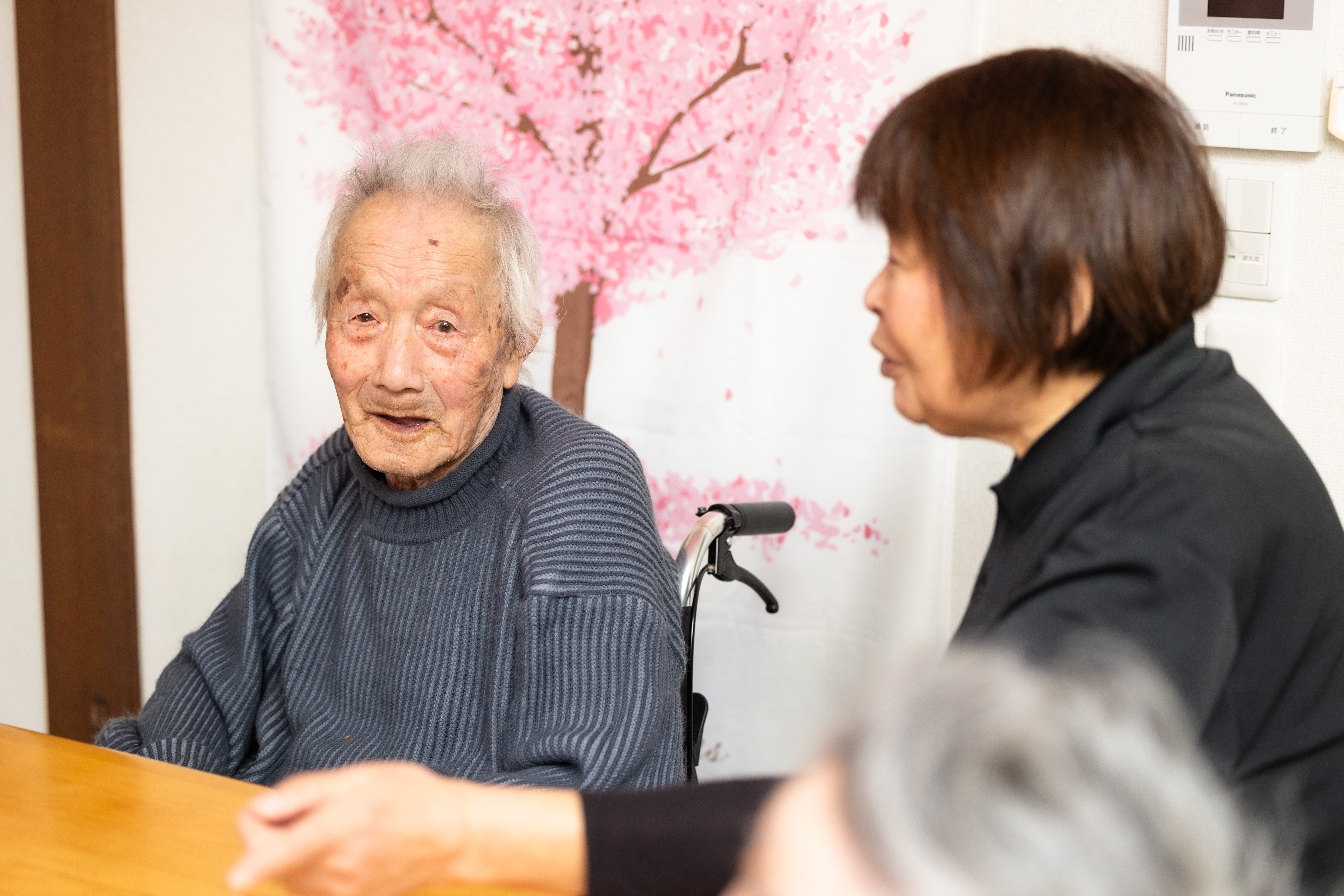 利用者さまとのお話の様子