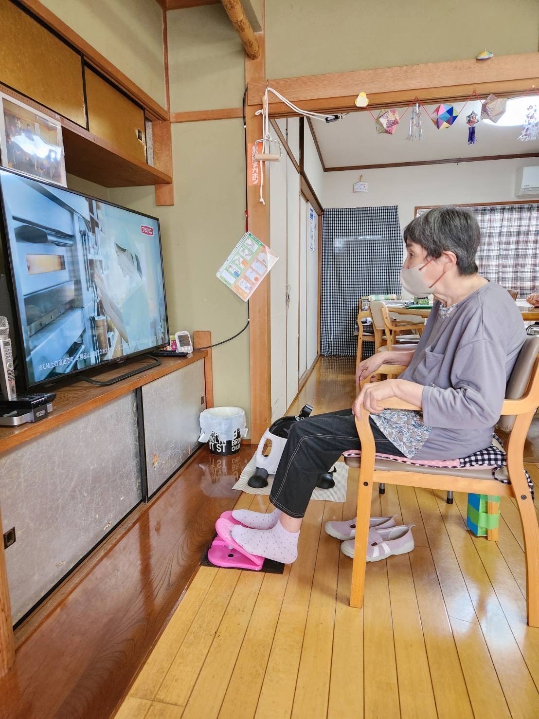 機能訓練をする様子